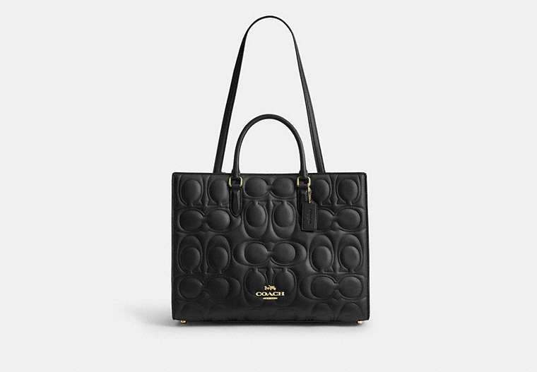 Maggie Tote Bag In Signature Leather