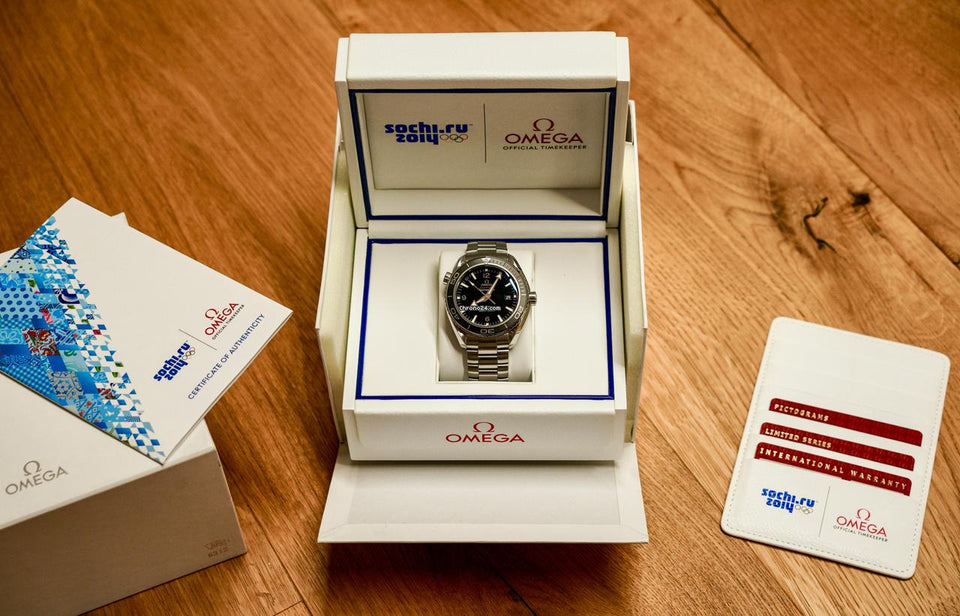 Omega Seamaster Planet Ocean Sochi Full Set New Rare