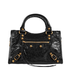 Balenciaga Le City Mini Lambskin Bag - Black