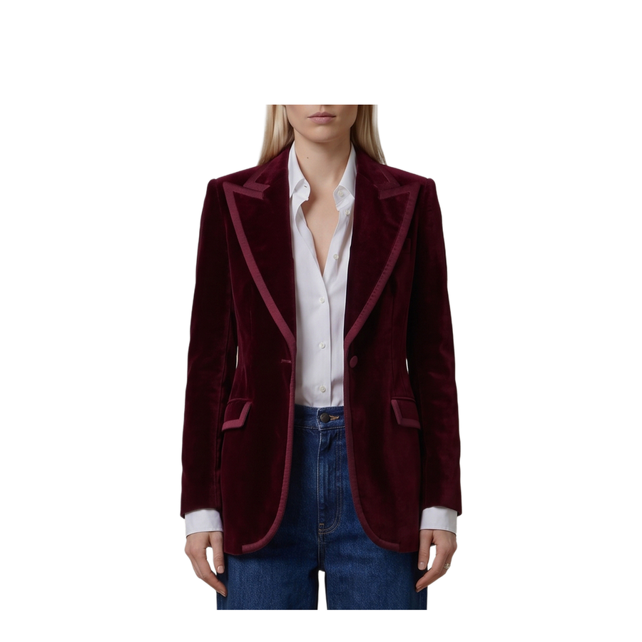 Dolce & Gabbana Single - Breasted Velvet Jacket