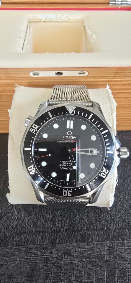 Omega Seamaster Diver 300 M007 James Révision Déc 2024 + bracelet mailles milanaises Omega