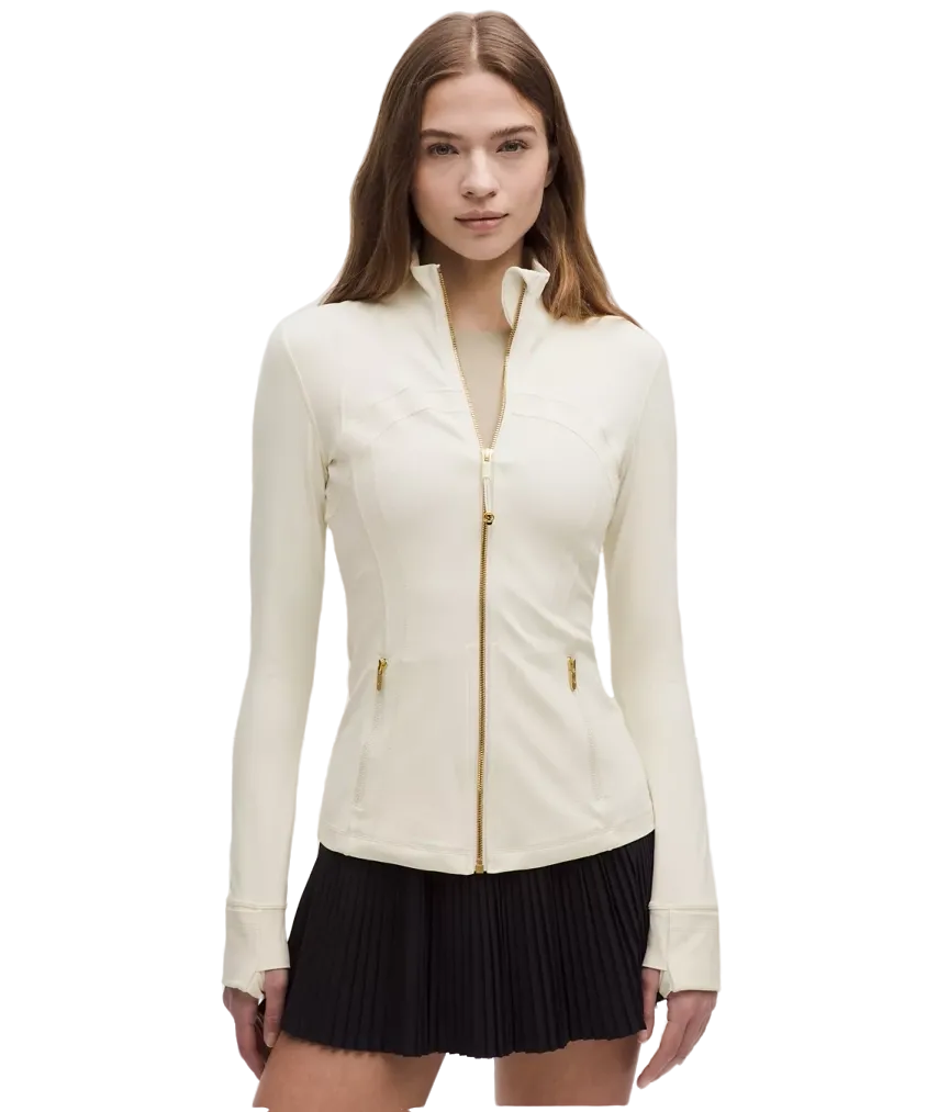 Lululemon Define Jacket Nulu Light Ivory/Gold