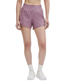 Lululemon Hotty Hot High-Rise Lined Shorts 4" Lavender Lux