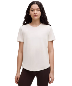 Lululemon Love Curved-Hem Crewneck T-Shirt Light Ivory
