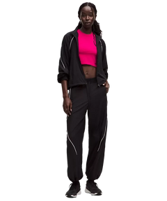Lululemon Swiftly Tech Cropped Shorts-Sleeve Shirt 2.0 Passionate