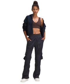 Lululemon Dance Studio Relaxed-Fit Mid-Rise Cargo Pant Black Night