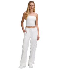 Lululemon Dance Studio Relaxed-Fit Mid-Rise Cargo Pant White