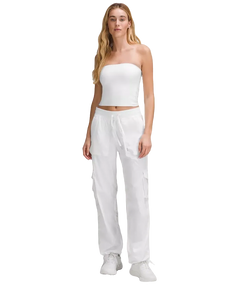 Lululemon Dance Studio Relaxed-Fit Mid-Rise Cargo Pant White
