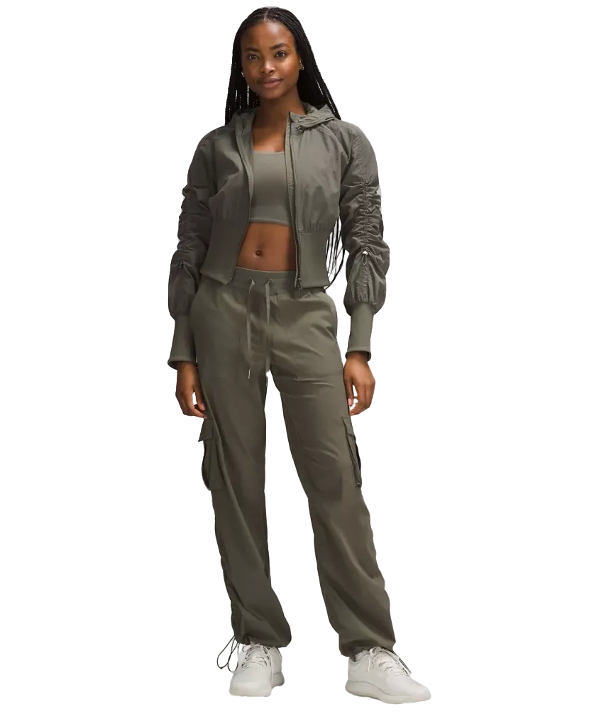 Lululemon Dance Studio Relaxed-Fit Mid-Rise Cargo Pant Army Green