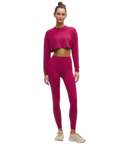 Lululemon Wunder Train High-Rise Tight 28" Magenta Smoke