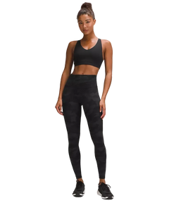 Lululemon Wunder Train High-Rise Tight 28" Heritage 365 Camo Deep Coal Multi