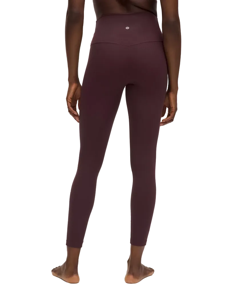 Lululemon Align™ High-Rise Ribbed Pant 25" Goodnight Plum