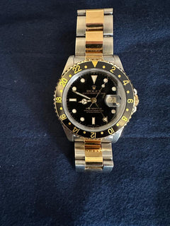 Rolex | GMT-Master II | 16713LN | Gold/Steel | 40 mm | Gold/Steel | Black | Automatic