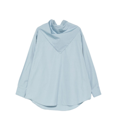 Sky Blue Cotton Oversized Shirt