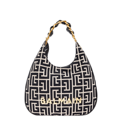 1945 Soft Hobo Large Monogrammed Jacquard Tote Bag