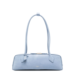 Alaia Le Teckel Medium Cotton Shoulder Bag - Bleu Denim