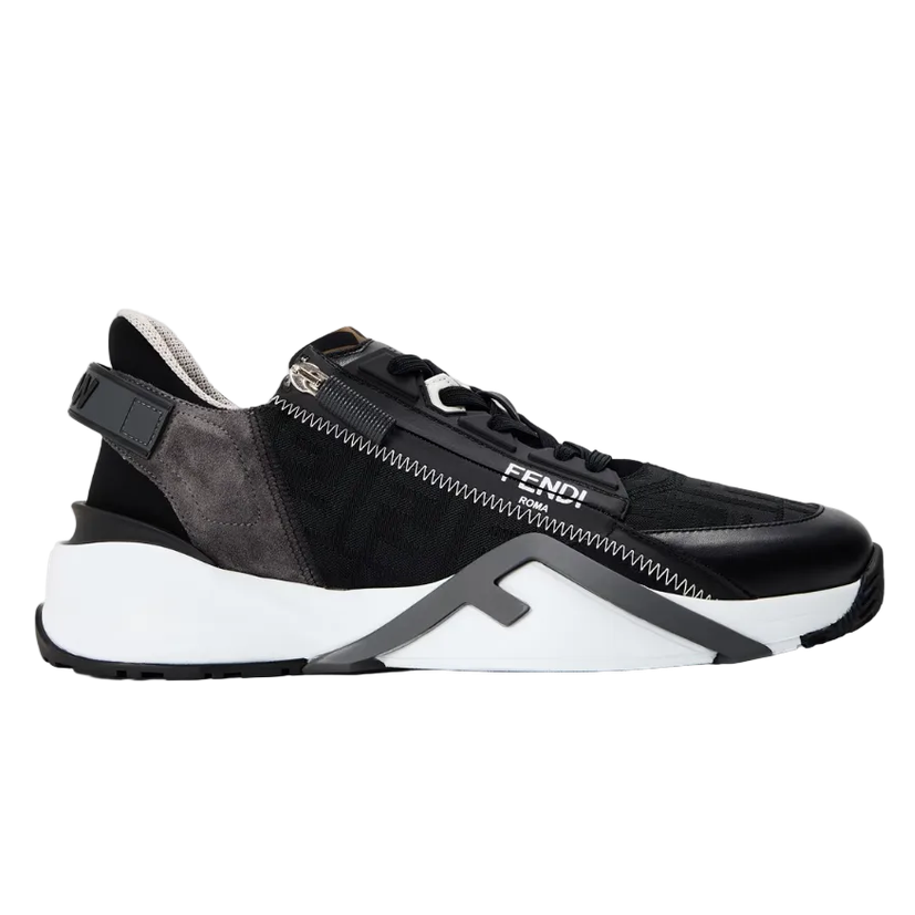 FENDI Flow Low Top Trainers 'Black/Anth'