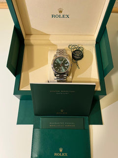 Rolex Datejust 41126334 Rolex Datejust 41 Mint Green Full set 2025