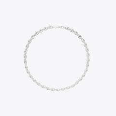 Tory Burch Gemini Link Delicate Necklace Light Silver