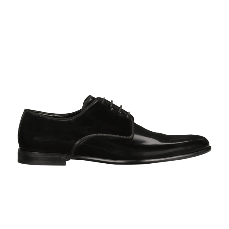 Dolce & Gabbana Brushed Calfskin Derby Black