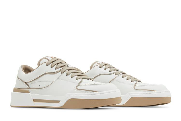 Dolce & Gabbana New Roma Low Bianco Taupe