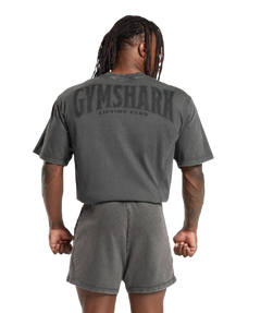 Gymshark Heritage Washed T-Shirt - Onyx Grey
