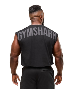 Gymshark Power Cut Off Tank Black