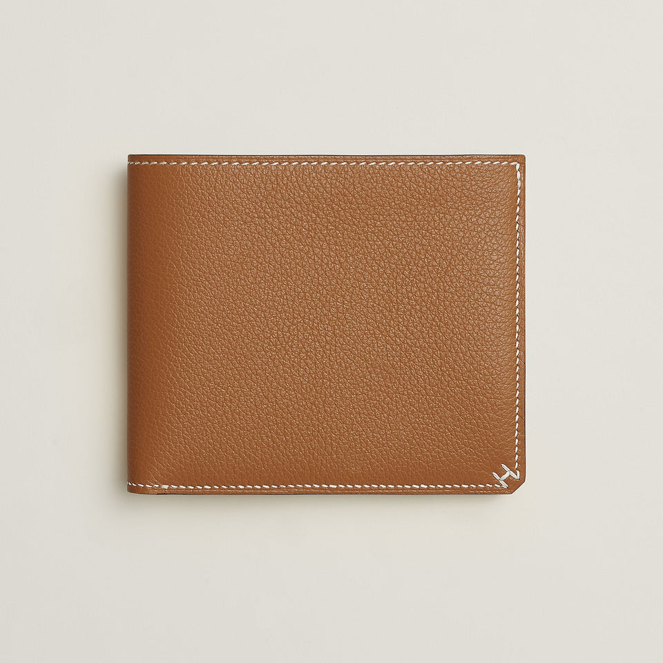 Hermes H Sellier Compact Wallet Noir