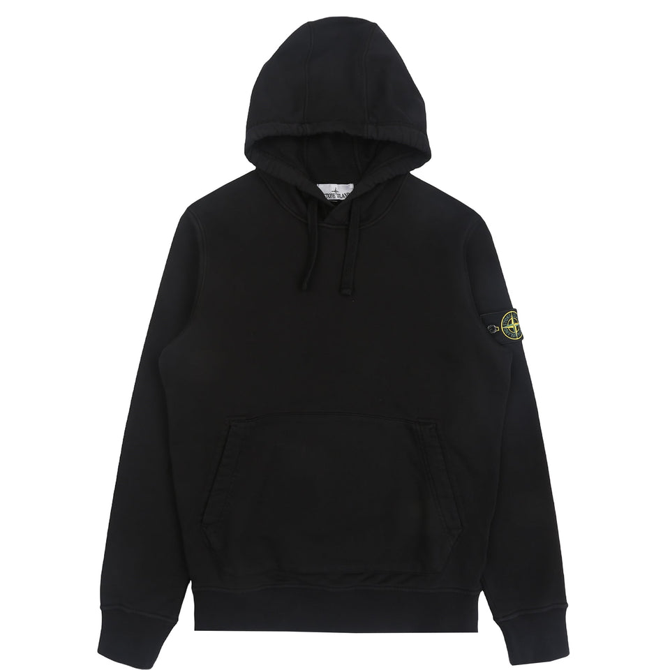 Stone Island 6100062 Hoodie Sweater - Black