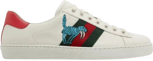 Freya Hartas x Gucci Ace Mythical Creature - White