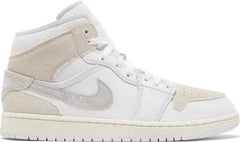 Air Jordan 1 Mid SE Craft Inside Out - White Sail