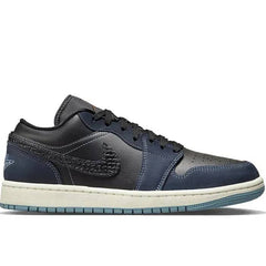 Air Jordan 1 Low SE Black Dark Obsidian Sail