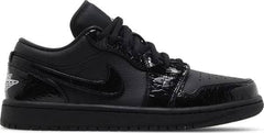 Nike Air Jordan 1 Low SE Black Croc