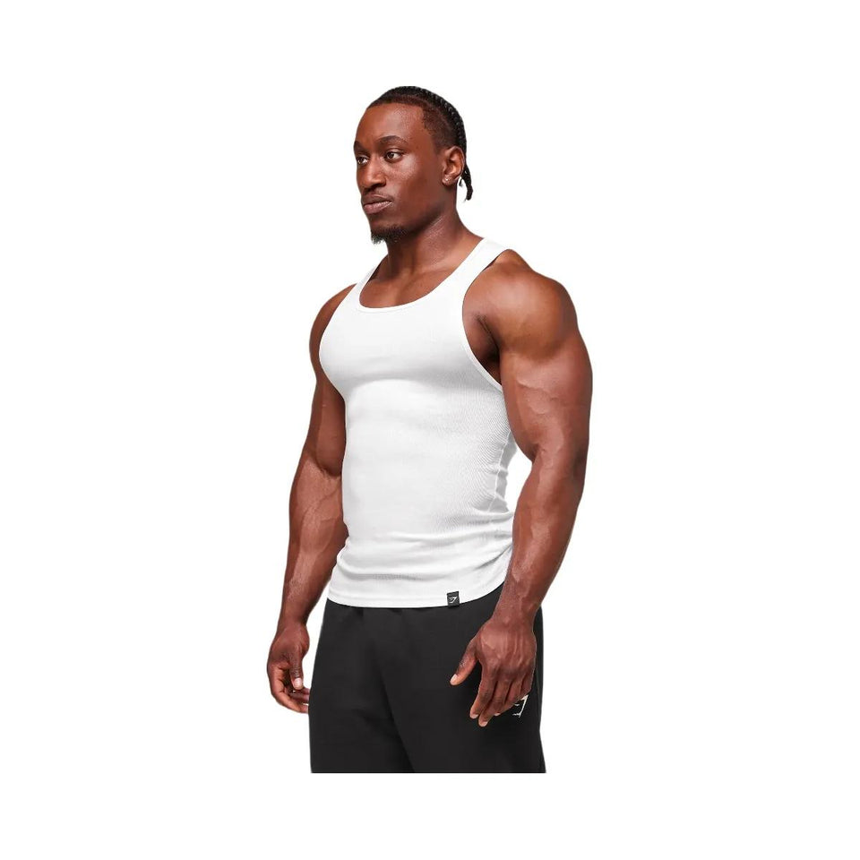 Gymshark Ribbed Tank 3 Pack - White