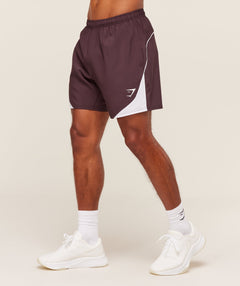 Gymshark Arrival Block 6" Shorts Cherry Purple