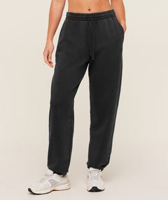 Gymshark Power Washed Cuff Joggers - Black/Acid Wash