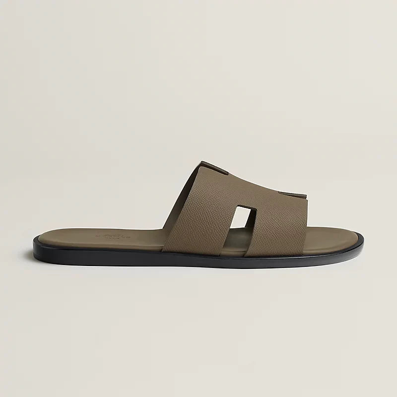 Hermes Izmir sandal étoupe
