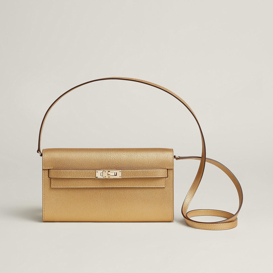 Hermes Kelly Classique To Go Wallet Vert Mangrove