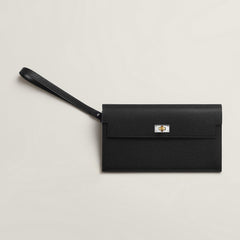 Hermes Kelly Pocket Long Electrum Wallet Toupe