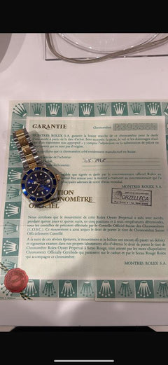 Rolex | Submariner | 16613 | Steel | 40 mm | Gold/Steel | Blue | Automatic