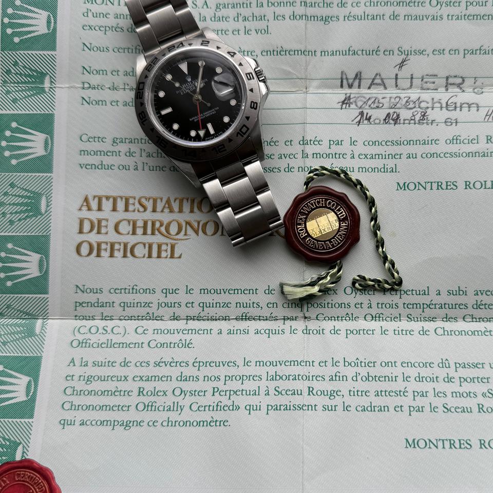 Rolex | Explorer II | 16550 | Steel | 40 mm | Steel | Black | Automatic