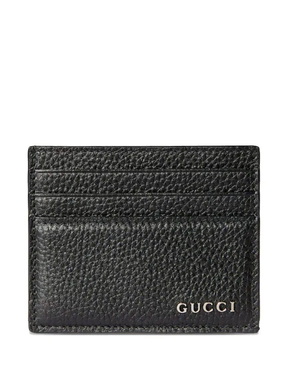 logo leather cardholder