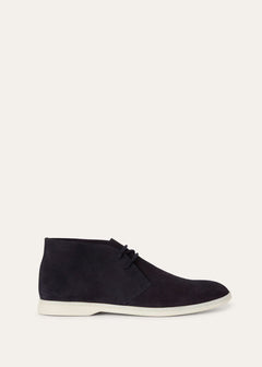 LoroPiana Desert Walk Boot Blue Navy