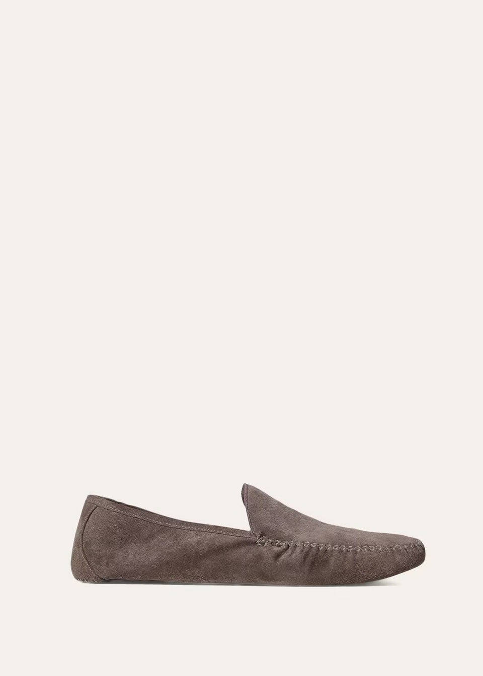 LoroPiana Maurice Slipper Warm Taupe/Walnut Melange