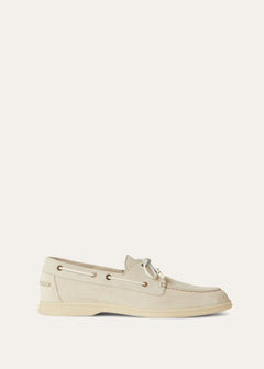 LoroPiana Sea-Sail Walk Loafer Ecru