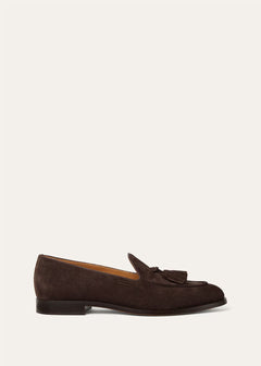 LoroPiana Serge Walk Loafer Chocolate