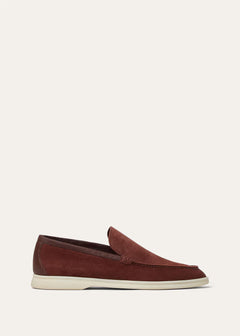LoroPiana Summer Walk Loafer Amarone