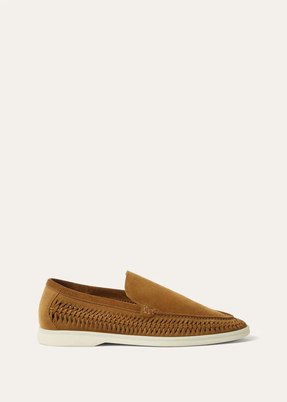 LoroPiana Summer Walk Loafer Tan
