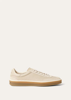 LoroPiana Tennis Walk Sneaker Pearl Powder