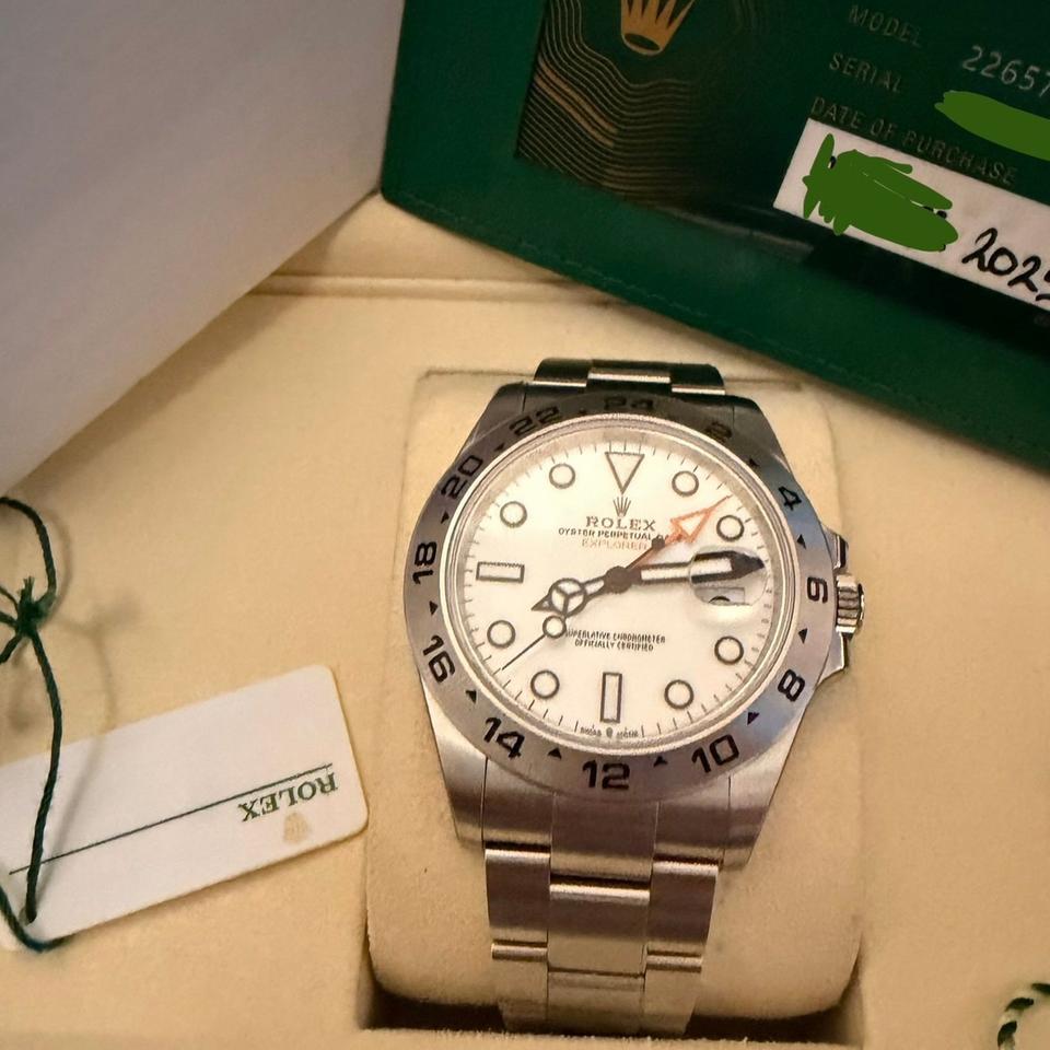 Rolex | Explorer II | 216570 | Steel | 42 mm | Steel | Silver | Automatic